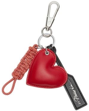 3.1 Phillip Lim Llavero Con Charm De Corazón - Rojo