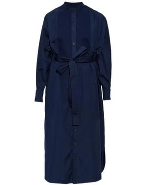 KENZO Abito Con Cintura - Blu