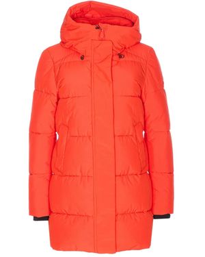 Save The Duck Hooded Padded Jacket - Red