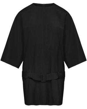 MM6 by Maison Margiela Belted Mini Dress - Black