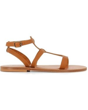 K. Jacques Alaric Caged Sandals - Brown