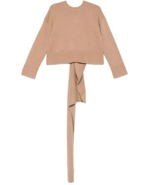 Jonathan Simkhai Pullover mit Schaldetail - Weiß