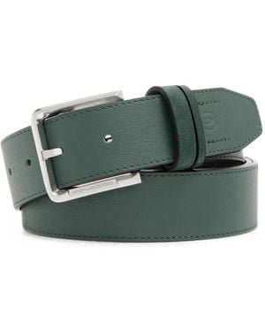 Piquadro Buckle-Fastening Leather Belt - Green