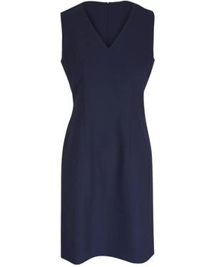 Lafayette 148 New York Kleid aus Wollgemisch - Blau