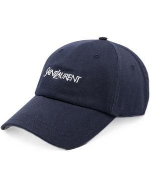 Saint Laurent Logo Cap - Blue