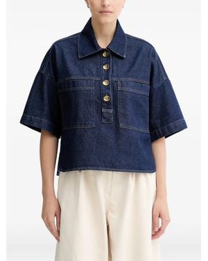 Sessun Denim Top - Blue