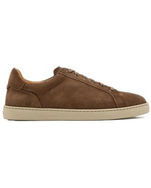 Magnanni Suede Trainers - Brown