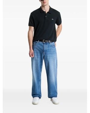 Lacoste Logo-Patch Polo Shirt - Blue