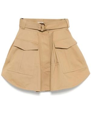 Zimmermann Minigonna Cargo Illuminate - Neutro