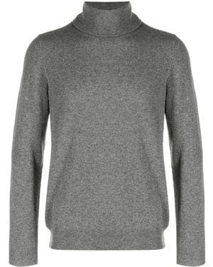 Zanone Mélange-Effect Roll-Neck Jumper - Grey