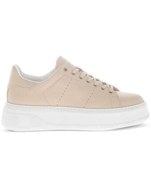 Woolrich Low-Top Leather Trainers - White