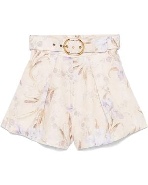 Zimmermann Eden ショートパンツ - ナチュラル