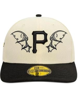 KTZ Pittsburgh Pirates Mlb Team Logo-Embroidered Cap - White