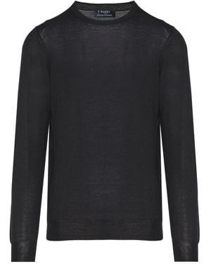 Barba Napoli Crew-Neck Jumper - Black
