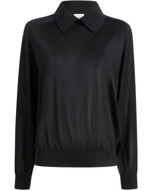 KHAITE Pull Alexa En Soie - Noir
