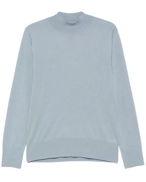 The Row Nari Gebreide Trui Met Hoge Hals - Blauw