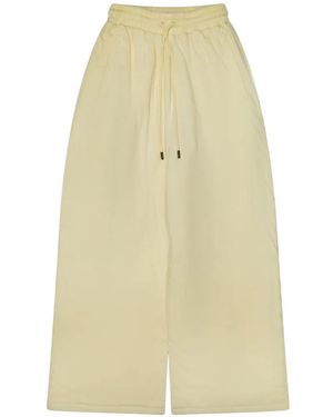 LỰU ĐẠN Bontan Wadded Track Trousers - White