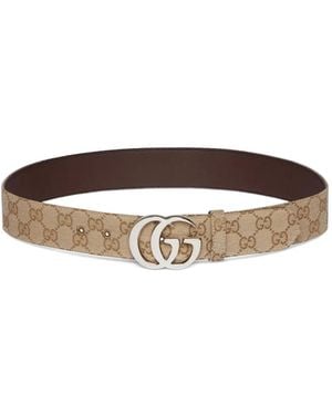 Gucci Ggマーモント ベルト - ナチュラル