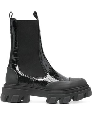 Ganni Court Shoes - Black