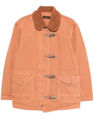 chesapeake's Bedford Toggle Corduroy-Collar Jacket - Orange