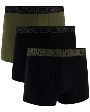 Under Armour Set De 3 Bóxeres Con Logo En La Cinturilla - Negro