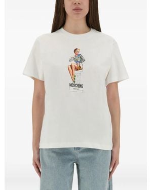 Moschino グラフィック Tシャツ - ホワイト