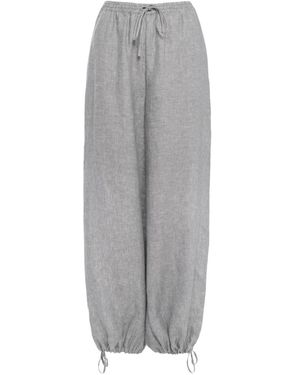 Eres Pantalones Bienheureux Con Cordones - Gris