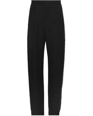 DIOTIMA High-Waisted Crystal Pants - Black