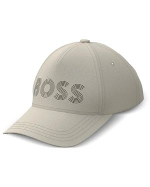 BOSS Cappello Da Baseball Con Stampa - Grigio