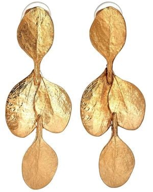 Kenneth Jay Lane Orecchini Con Pendente - Metallizzato