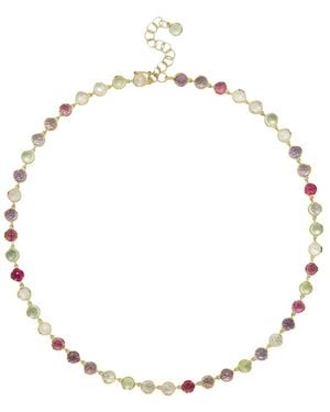 Irene Neuwirth Collar Classic Con Gemas - Metálico