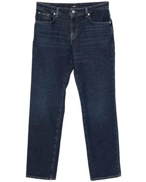 7 For All Mankind Calie Straight Jeans - Blue