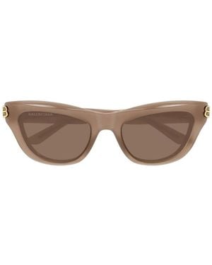 Balenciaga Occhiali Da Sole Cat-Eye - Marrone