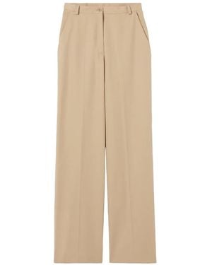 Claudie Pierlot Straight Broek - Naturel