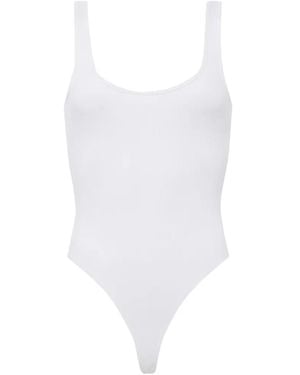 L'Agence Body Nica Con Scollo Ampio - Bianco