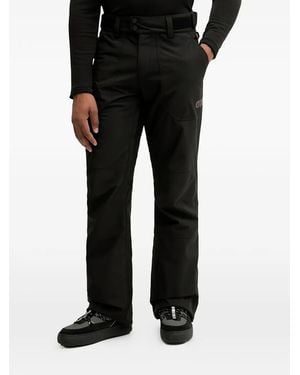 Picture Plan Logo Straight Ski Pants - Black