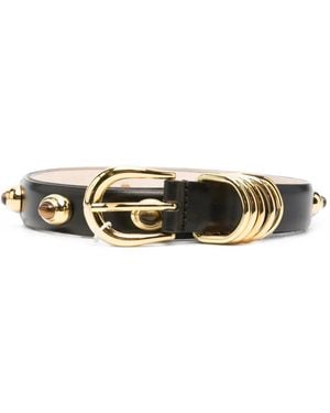 DEHANCHE The Hollyhock Stone Belt - White
