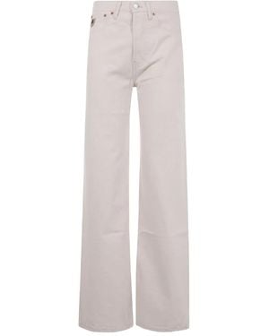 Lois Lindsay Logo-Patch Jeans - Grey