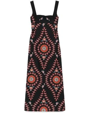 Giambattista Valli Graphic-Print Gown - Black