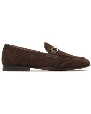 SCAROSSO Alessandra Loafer Aus Samt - Braun