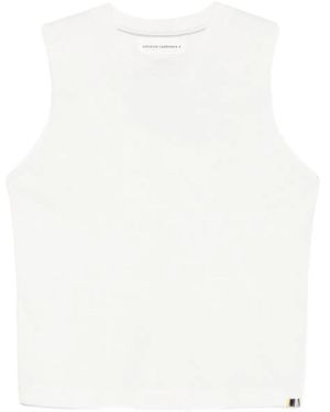 Extreme Cashmere Sleeveless Cashmere Vest - White