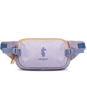 COTOPAXI Riñonera Allpa Con Cremallera Y Logo Estampado - Blanco