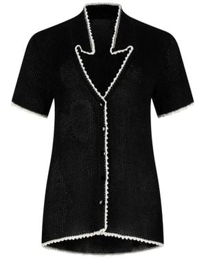 Paramidonna Tiana Trim Top - Black