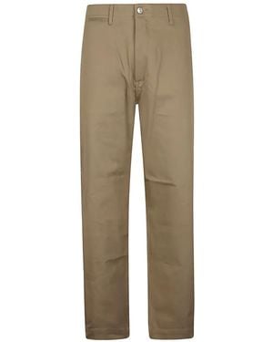 Edwin Wide-Leg Trousers - Natural