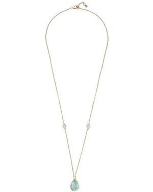 Mateo Diamond And Topaz Necklace - Natural