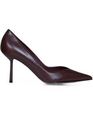 Le Silla Viviene Pointed-Toe Pumps - Purple