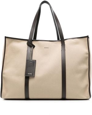 Sandro Canvas Tote Bag - Natural
