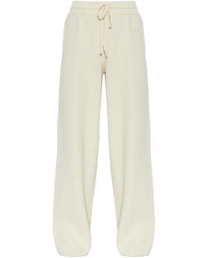 Moncler Wide-Leg Track Pants - White