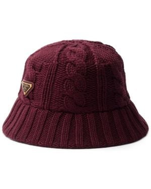 Prada Cappello Bucket - Rosso