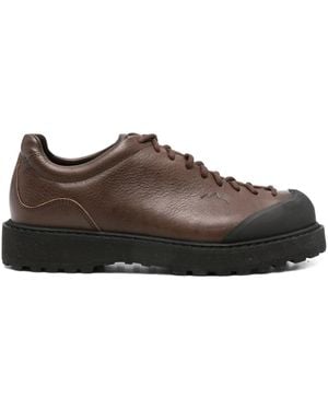 Diemme Ampezzo Leather Lace-Up Sneakers - Brown